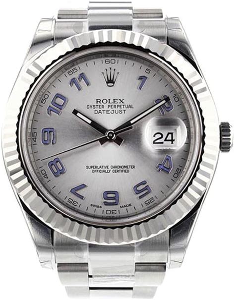 rolex datejust ii rhodium arabic|rolex 2021 datejust.